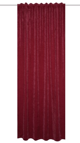 HOME WOHNIDEEN Wolly 225 x 135 cm 1x Thermoschal inkl. 1x Bügelband Bordeaux