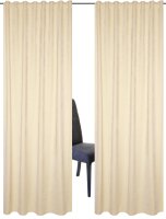 HOME WOHNIDEEN Wolly 2Er Set 265 x 135 cm 2x Thermoschal inkl. 1x Bügelband Creme