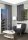 HOME WOHNIDEEN Dolly 2Er Set 175 x 140 cm 2x Fertigschal inkl. 1x Bügelband Grau