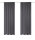 HOME WOHNIDEEN John 2Er Set 245 x 135 cm 2x Verdunklungsschal inkl. 1x Bügelband Anthrazit