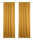 HOME WOHNIDEEN John 2Er Set 145 x 135 cm 2x Verdunklungsschal inkl. 1x Bügelband Curry