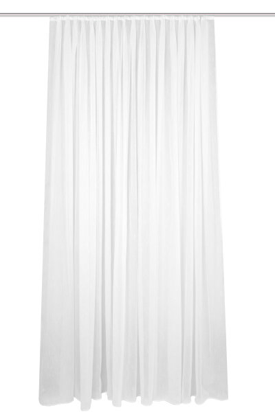 HOME WOHNIDEEN Crosta 120 X 375 cm 1x Fertigschal Weiss