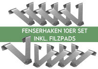 HOME WOHNIDEEN Easy Fix Haken (10 Haken)  10 cm 10...