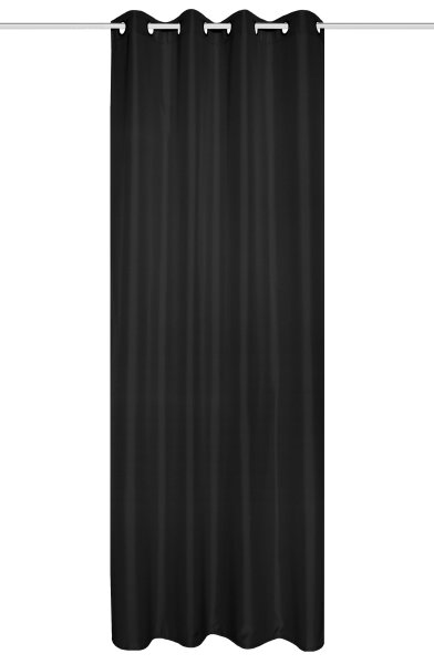 Home Basics Atlantik 235 x 140 cm 1x Fertigschal Schwarz