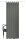 Home Basics Fersken 245 x 130 cm 1x Fertigschal Anthrazit