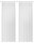 Home Basics Fersken 245 x 130 cm 1x Fertigschal Weiß