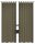 Home Basics Fersken 245 x 130 cm 1x Fertigschal Braun