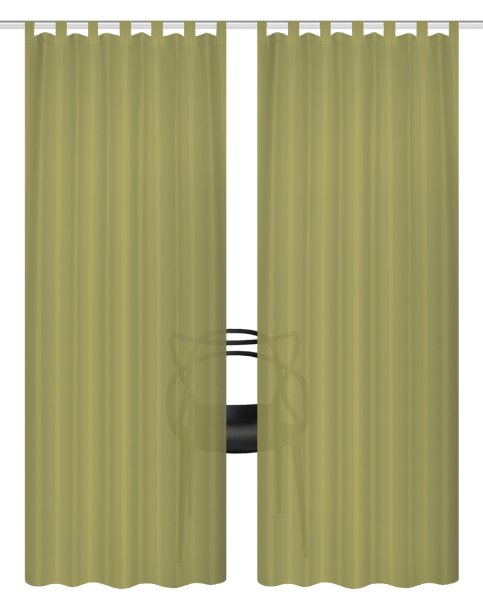 Home Basics Fersken 245 x 130 cm 1x Fertigschal Oliv