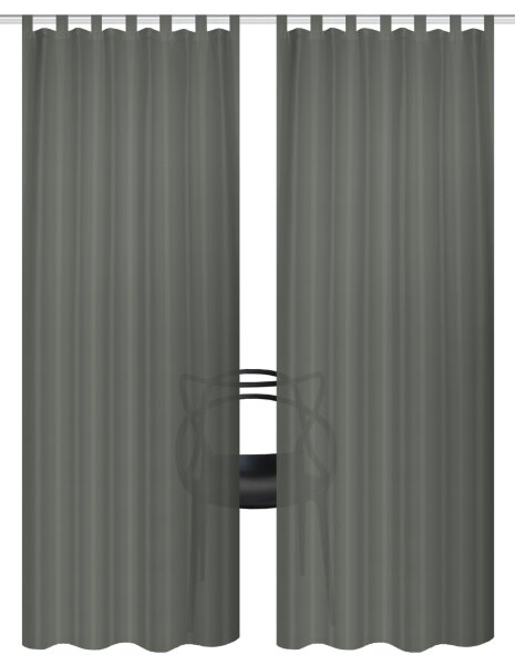 Home Basics Fersken 245 x 130 cm 1x Fertigschal Anthrazit