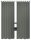 Home Basics Fersken 245 x 130 cm 1x Fertigschal Anthrazit