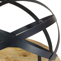 soma Beistelltisch Couchtisch rund Wohnzimmer Orbit Metall Gestell schwarz ø 55 cm