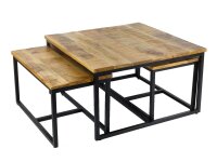 soma Couchtisch 3er Set Beistelltisch Satztisch Ontario Metall Gestell Dekoartikel Geschenke Deko