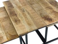 soma Couchtisch 3er Set Beistelltisch Satztisch Ontario Metall Gestell Dekoartikel Geschenke Deko