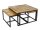 soma Couchtisch 3er Set Beistelltisch Satztisch Ontario Metall Gestell Dekoartikel Geschenke Deko