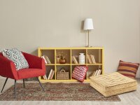 soma Bodenkissen Jute 50x50cm Sitzkissen quadratisch Loungekissen natur Sitzpouf Fußkissen Dekoartikel Geschenke Deko