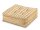 soma Bodenkissen Jute 50x50cm Sitzkissen quadratisch Loungekissen natur Sitzpouf Fußkissen Dekoartikel Geschenke Deko