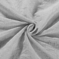 Gerster Ösenschal, uni crash 145 cm x 245 cm, grau
