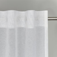 Gerster Schlaufenschal verd., bestickt 145 cm x 245 cm, offwhite