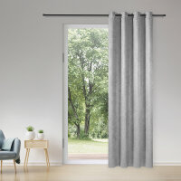 Gerster Ösenschal geprägt 145 cm x 245 cm, silber