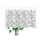 Gerster Scheibengardine, Druck 48 cm x 140 cm, anthrazit