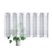 Gerster Scheibengardinen, streifen 50 cm x 140 cm, weiß