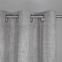 Gerster Ösenschal geprägt "Struktur" 140 cm x 245 cm, grau