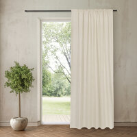 Gerster Bio-Baumwolle/Leinen-Schal Uni, 140 x 270 cm, natur (OCS)