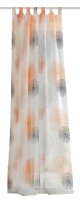 Home Wohnideen Schlaufenschal, Schlaufenschal Voile Bedruckt 1 teilig 245 x 140 cm Orange