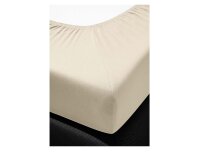 Irisette Fein-Biber Betttuch Merkur 0006  sand  100 x 200 cm 6-84 sand