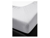 Irisette Mako-Jersey Betttuch Jupiter 0008  grau  100 x 200 cm 8-14 grau