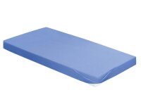 Irisette Frottier-Stretch Spannbetttuch Orion 0009 d-blau...