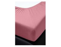 Irisette Frottier-Stretch Spannbetttuch Orion 0009 fraise 100 x 200 cm + 100x200 cm