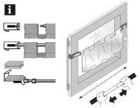 Gardinia Spannvitrage Ø 9 mm titan 40 - 60 cm