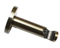 Gardinia Träger offen für Ø 16 mm messing-antik 7,5 cm