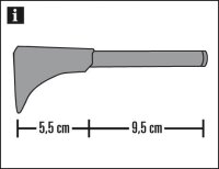 Gardinia Universal Träger 1- und 2-Lauf für Ø 20 mm titan 15 cm