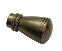 Gardinia Endstück Siro für Ø 20 mm bronze cm