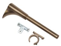 Gardinia Universal Träger 1- und 2-Lauf für Ø 25 mm bronze cm