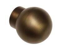 Gardinia Endstück Ball für Ø 25 mm bronze cm