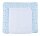 Schardt Wickelauflage mit abnehm Frotteauflage, Birdy blau 80 x 75 cm