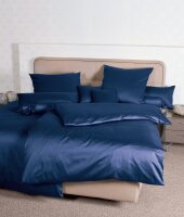 Janine Mako-Satin Bettwäsche 155X220,80x80 2 teilig  Colors 31001-82-512 marine