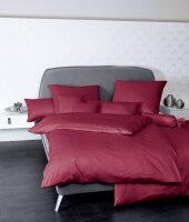 Janine Mako-Satin Bettwäsche 200X200+2x80x80 3 teilig  Colors 31001-81-620 bordeaux