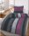 soma Biber Bettwäsche 2 teilig Bettbezug 155 x 220 cm Kopfkissenbezug 80 x 80 cm Borde beere