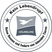 Häussling Daunen und Feder Bettdecke Königstraum 135 x 200 cm Kassettenbett 4x6 mit Biese 2 cm Innensteg