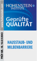 Häussling Bettdecke Moschus Royal ohne optische Aufheller 155 x 200 cm Dauneneinziehdecke 5x7 Karo mit Doppelnaht