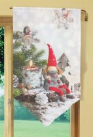Home Wohnideen Fensterbehang Aus Voile Weihnachtswichtel...