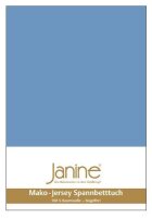 Janine Mako-Feinjersey, 100% Baumwolle Kissenhülle Kiss. 40x40 1 teilig  MAKO-FEINJERSEY 5007-42-601 blau