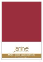 Janine Mako-Feinjersey, 100% Baumwolle Kissenhülle Kiss. 40x40 1 teilig  MAKO-FEINJERSEY 5007-71-601 granat