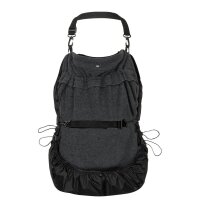 Hoppediz Fleece-Cover Anthrazit Schwarz 3 in 1